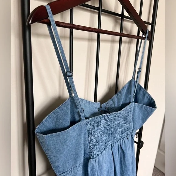 Sperry Chambray Denim Nautical Dress Sz XL - Picture 3 of 6